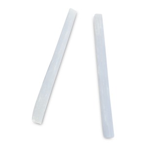 Selenite Rough Ruler 20cm